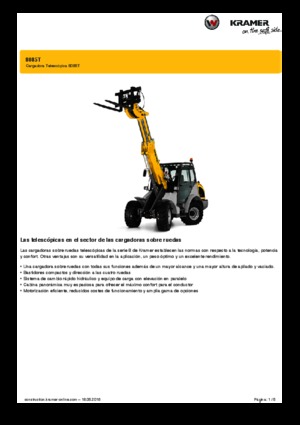 Wheel Loaders Kramer 8085 T