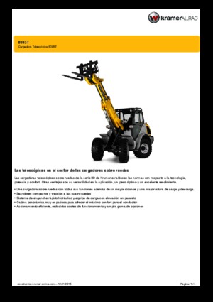 Wheel Loaders Kramer 8095 T
