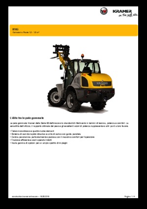 Wheel Loaders Kramer 8105
