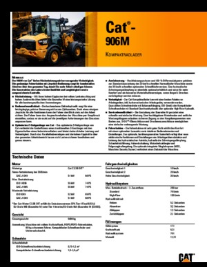 Wheel Loaders Caterpillar 906M
