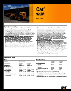 Wheel Loaders Caterpillar 926M