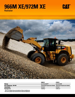 Wheel Loaders Caterpillar 972M XE