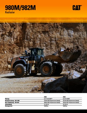 Wheel Loaders Caterpillar 980M