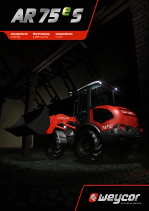 Wheel Loaders weycor AR 75 e S