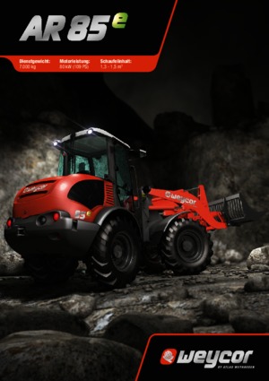 Tekerlekli yükleyiciler weycor AR 85 e