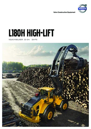 Wheel Loaders Volvo L180H High-Lift