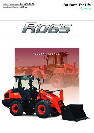 Wheel Loaders Kubota R065