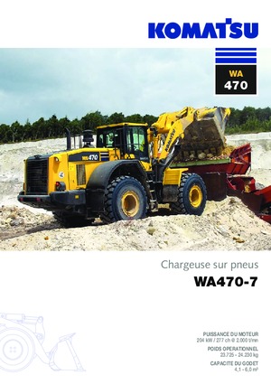 Wheel Loaders Komatsu WA470-7