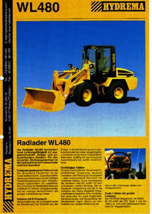 Wheel Loaders Hydrema WL 480