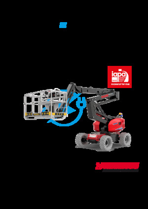 Wheeled Articulating Boom Lifts Manitou 160 ATJ+ E