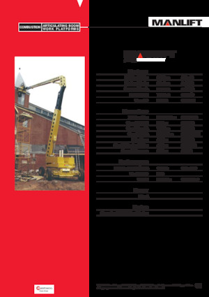 Wheeled Articulating Boom Lifts Grove-Manlift A 125 J