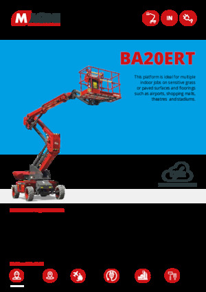 Wheeled Articulating Boom Lifts MAGNI BA20ERT