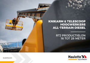 Tekerlekli Mafsall Bomlu Asansörler Haulotte HA16 RTJ