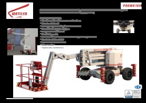 Wheeled Articulating Boom Lifts Matilsa Parma 18 D