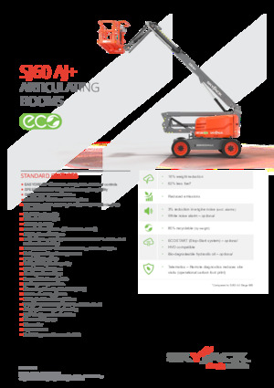 Wheeled Articulating Boom Lifts Skyjack SJ 60 AJ+