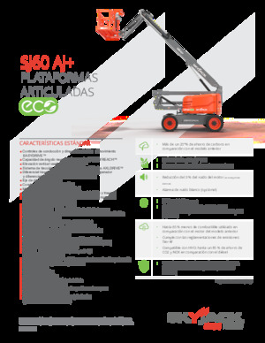 Wheeled Articulating Boom Lifts Skyjack SJ 60 AJ+