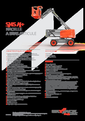 Wheeled Articulating Boom Lifts Skyjack SJ45 AJ+
