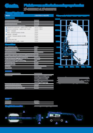 Wheeled Articulating Boom Lifts Genie Z-60/37 FE 