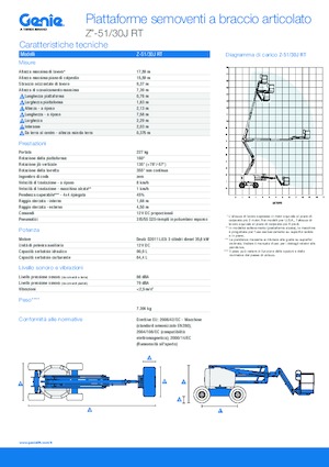 Wheeled Articulating Boom Lifts Genie Z51/30J RT