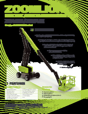 Wheeled Articulating Boom Lifts Zoomlion ZA46JE