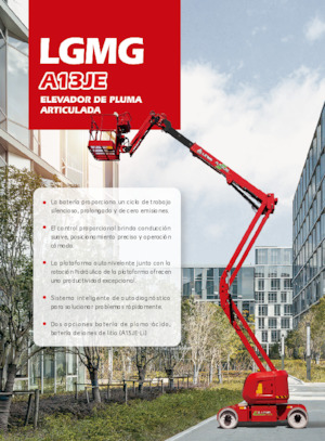 Wheeled Articulating Boom Lifts LGMG  A13JE-LI