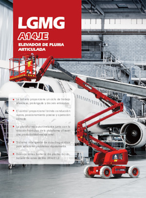 Wheeled Articulating Boom Lifts LGMG  A14JE