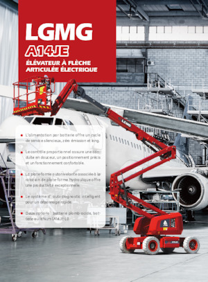 Wheeled Articulating Boom Lifts LGMG  A14JE