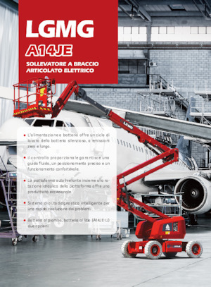 Wheeled Articulating Boom Lifts LGMG  A14JE