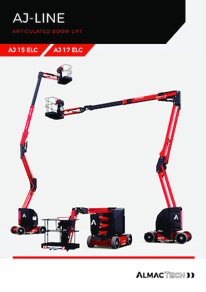 Wheeled Articulating Boom Lifts Almac AJ 15 ELC