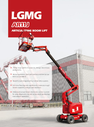 Wheeled Articulating Boom Lifts LGMG  AR11J