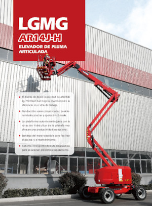Wheeled Articulating Boom Lifts LGMG  AR14J-H