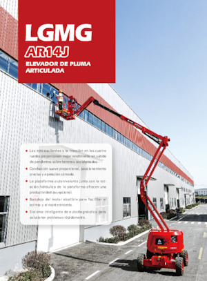 Wheeled Articulating Boom Lifts LGMG  AR14J