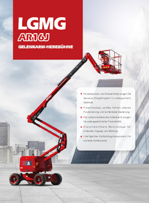 Tekerlekli Mafsall Bomlu Asansörler LGMG  AR16J