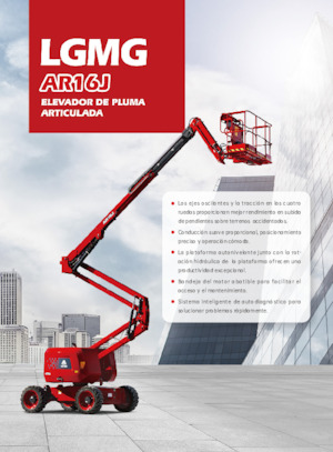 Tekerlekli Mafsall Bomlu Asansörler LGMG  AR16J