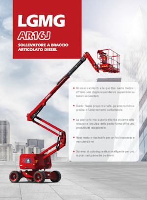 Tekerlekli Mafsall Bomlu Asansörler LGMG  AR16J