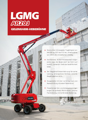 Wheeled Articulating Boom Lifts LGMG  AR20J