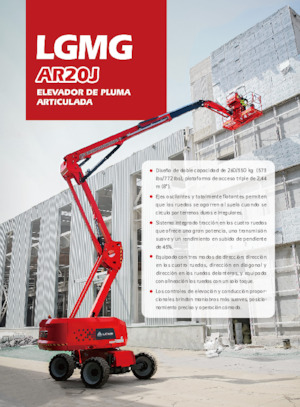 Tekerlekli Mafsall Bomlu Asansörler LGMG  AR20J