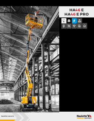 Wheeled Articulating Boom Lifts Haulotte HA46 E