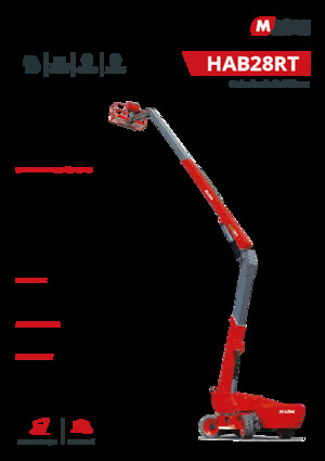 Tekerlekli Mafsall Bomlu Asansörler MAGNI HAB24RT