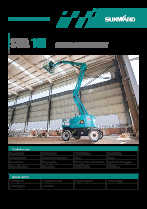 Tekerlekli Mafsall Bomlu Asansörler Sunward SWA16J