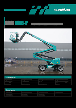 Wheeled Articulating Boom Lifts Sunward SWA18JE-P