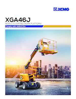 Wheeled Articulating Boom Lifts XCMG XGA46J