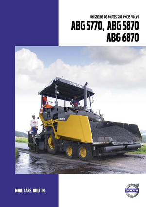 Wheeled Asphalt Pavers Volvo ABG6870