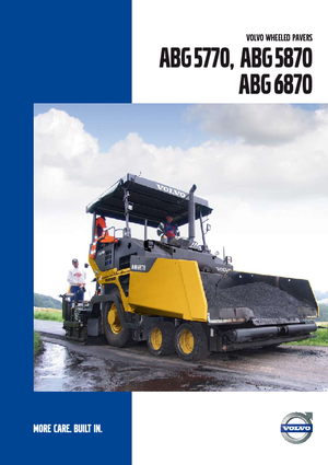 Wheeled Asphalt Pavers Volvo ABG5770