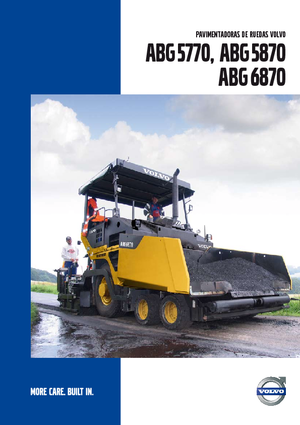 Wheeled Asphalt Pavers Volvo ABG5770