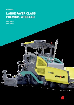 Wheeled Asphalt Pavers Ammann AFW 600-3