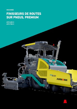 Wheeled Asphalt Pavers Ammann AFW 600-3