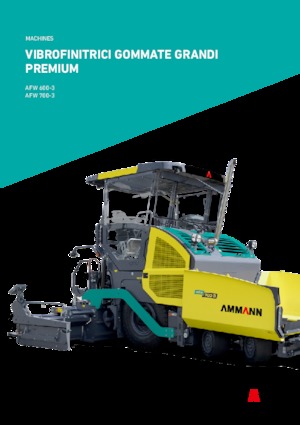 Wheeled Asphalt Pavers Ammann AFW 600-3
