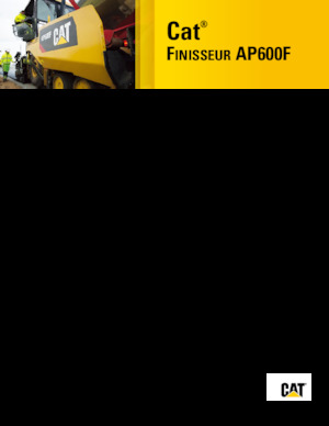 Wheeled Asphalt Pavers Caterpillar AP600F