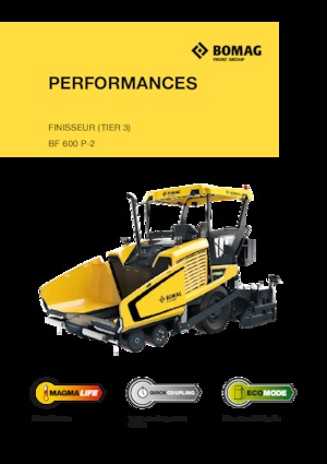 Tekerlekli asfalt parkeleri Bomag BF 600 P-2 S 600